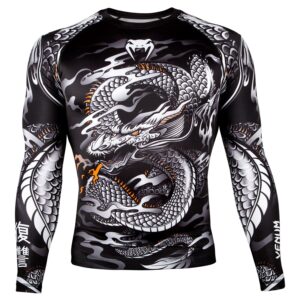 Rashguard Lycra Venum "Dragonflight" White