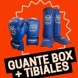 COMBO - Guantes+Tibiales Budokan Importados