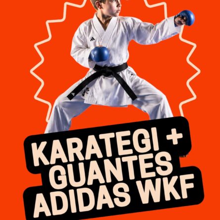 COMBO – Karategi K220C Adidas + Guantin WKF Adidas