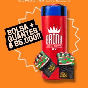 COMBO - Guantes MMA Budokan + Bolsa 90cm